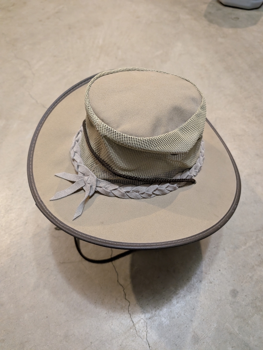 Barmah Canvas Drover 1057 Hat Adult M Tan Breathable